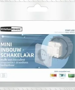 KLIKAANKLIKUIT® Mini-inbouwschakelaar Voor Stopcontact AWS-3500S -Binnenverlichting Verkoopwinkel DV 8 4619466 02 4c NL 20181122093609