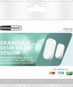 KLIKAANKLIKUIT® Draadloze Deur- En Raamsensor ACST-606 -Binnenverlichting Verkoopwinkel DV 8 4619467 04 4c NL 20181122094023