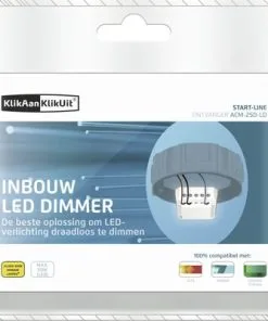 KLIKAANKLIKUIT® Inbouw LED Dimmer ACM-250-LD 9 KLIKAANKLIKUIT® Inbouw LED Dimmer ACM-250-LD -Binnenverlichting Verkoopwinkel DV 8 4620228 04 4c NL 20181122093342