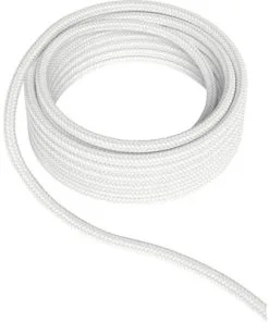 CALEX Textielsnoer 2x0,75 Mm² Wit 1,5 M