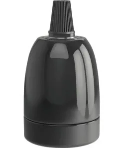 CALEX Fitting E27 Keramiek Zwart