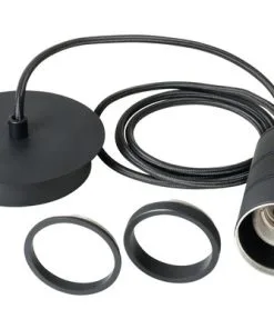 CALEX Pendel Met Fitting E27 Zwart