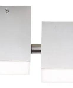 AEG LED Plafondlamp Gillian 2-lichts Aluminium