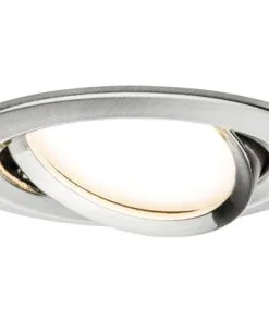 PAULMANN LED Inbouwspot Nova Ø 84 Mm Geborsteld RVS