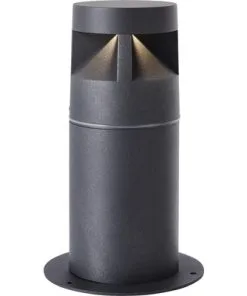 Binnenverlichting Verkoopwinkel 33 AEG LED Sokkellamp Winslow 26 Cm Antraciet