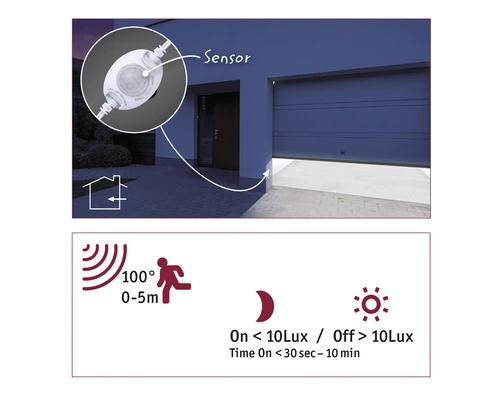 PAULMANN MaxLED Nacht Bewegingssensor 5 PAULMANN MaxLED Nacht Bewegingssensor - Afbeelding 5