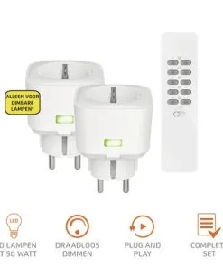 KLIKAANKLIKUIT® Stopcontactdimmerset ACC2-250R Wit 9 KLIKAANKLIKUIT® Stopcontactdimmerset ACC2-250R Wit -Binnenverlichting Verkoopwinkel DV 8 4679965 06 4c NL 20190321191757