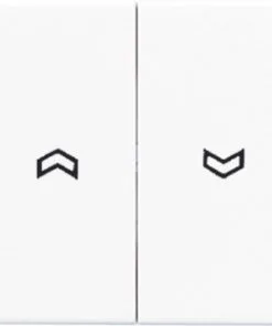 JUNG A500/AS500 Bedieningswipper Voor Jaloezieschakelaar Alpine Wit A 595 P WW