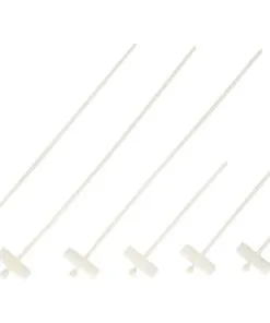 Kabelbinder Met Schrijfveld Transparant, 50 Stuks