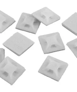 Zelfklevende Sokkel Wit 25x25 Mm, 10 Stuks