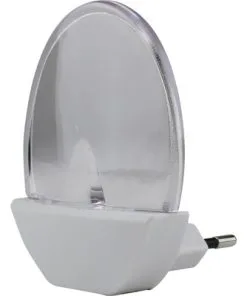 UNITEC LED Nachtlamp Art-Deco Ovaal Wit