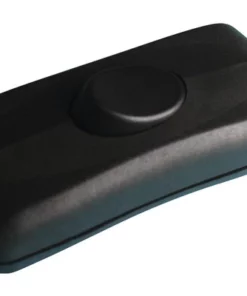 Snoerschakelaar Voor Ronde Kabel 2-polig Zwart