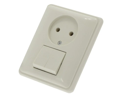 PEHA Standard Inbouw Basiselement Combinatie Wandcontactdoos (wcd) 1-voudig + Serieschakelaar Zuiverwit 1 PEHA Standard Inbouw Basiselement Combinatie Wandcontactdoos (wcd) 1-voudig + Serieschakelaar Zuiverwit