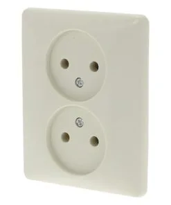PEHA Standard Inbouw Basiselement Wandcontactdoos (wcd) 2-voudig Zuiverwit