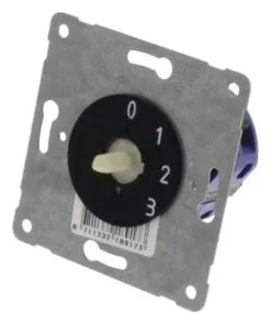 PEHA Standard Inbouw Basiselement 3-standenschakelaar Met 0 Stand