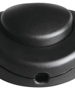 Voetschakelaar 1-polig Zwart