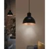 EGLO Hanglamp Truro 1 Ø 21 Cm Zwart/koper