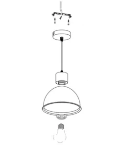 EGLO Hanglamp Truro 1 Ø 21 Cm Zwart/koper -Binnenverlichting Verkoopwinkel DV 8 5655034 11 4c DE 20210211051751