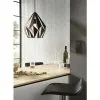 EGLO Hanglamp Carlton-1 Ø 31 Cm Zwart-koper