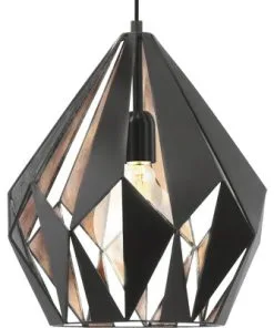 EGLO Hanglamp Carlton-1 Ø 31 Cm Zwart-koper -Binnenverlichting Verkoopwinkel DV 8 5655036 12 4c SE 20200814124656