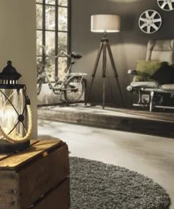 EGLO Tafellamp Vintage Zwart