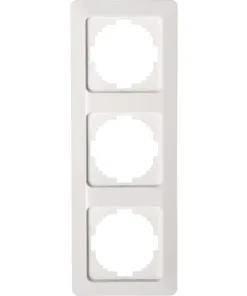 KOPP Milano Afdekraam 3-voudig Wit