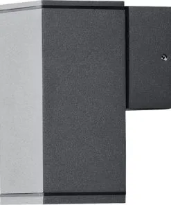 KONSTSMIDE Buitenlamp Monza Rechthoek Enkel Antraciet