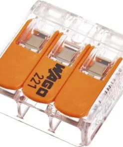 WAGO Verbindingsklem Compact 221-413, 50 Stuks