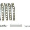 PAULMANN MaxLED 500 LED-strip Basisset Warmwit 150 Cm Zilver Ongecoat
