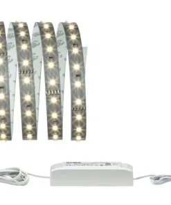 PAULMANN MaxLED 500 LED-strip Basisset Warmwit 150 Cm Zilver Ongecoat