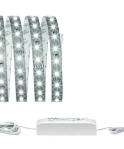 PAULMANN MaxLED 500 LED-strip Basisset Daglichtwit 150 Cm Zilver Ongecoat