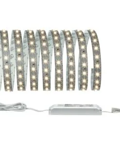 PAULMANN MaxLED 500 LED-strip Basisset Warmwit 300 Cm Zilver Ongecoat
