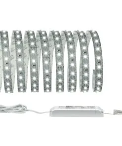 PAULMANN MaxLED 500 LED-strip Basisset Daglichtwit 300 Cm Zilver Ongecoat