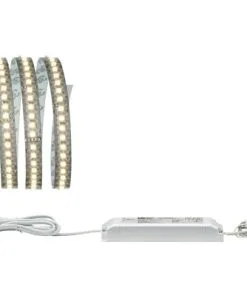 PAULMANN MaxLED 1000 LED-strip Basisset Warmwit 150 Cm Zilver Ongecoat