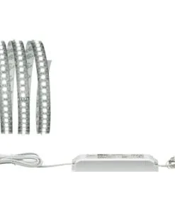 PAULMANN MaxLED 1000 LED-strip Basisset Daglichtwit 150 Cm Zilver Ongecoat