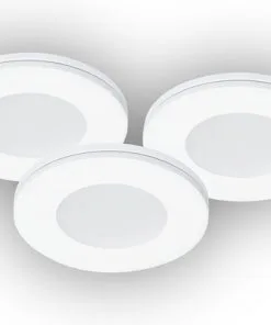MALMBERGS LED Inbouwspot Set MD-305 Ø 75 Mm Wit, 3 Stuks
