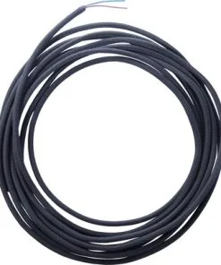 Textielsnoer 2x0,75 Mm² Zwart (per Meter)