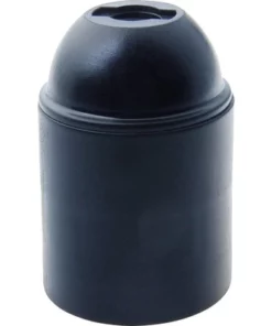 Lampfitting E27 Kunststof Zwart