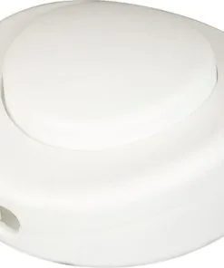 Voetschakelaar Kunststof Wit