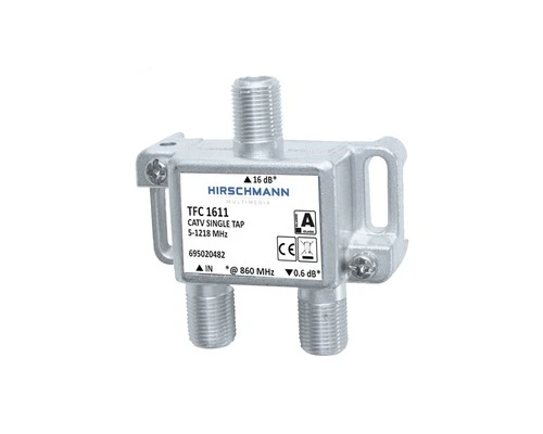 HIRSCHMANN Enkelvoudig Aftakelement TFC 1611, 16 DB 1 HIRSCHMANN Enkelvoudig Aftakelement TFC 1611, 16 DB