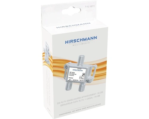 HIRSCHMANN Enkelvoudig Aftakelement TFC 1611, 16 DB 2 HIRSCHMANN Enkelvoudig Aftakelement TFC 1611, 16 DB - Afbeelding 2