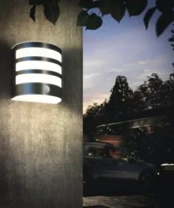 PHILIPS LED Buitenlamp Calgary Met Bewegingssensor RVS -Binnenverlichting Verkoopwinkel DV 8 5855168 04 4c DE 20150812151431