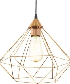 EGLO Hanglamp Tarbes Ø 32,5 Cm Koper -Binnenverlichting Verkoopwinkel DV 8 5865417 09 4c DE 20210211054127