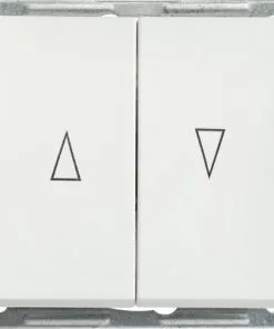 ROTH LANGE Primo Inbouw Jaloezieschakelaar Met Bedieningswipper Signaal Wit