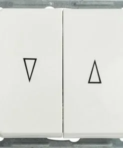 ROTH LANGE Plus Inbouw Jaloezieschakelaar Met Bedieningswipper Zuiver Wit