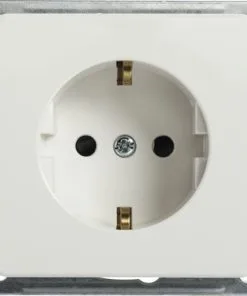 ROTH LANGE Plus Inbouw Wandcontactdoos (wcd) RA 1-voudig Met Verhoogde Aanrakingsbescherming Zuiver Wit