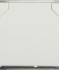 ROTH LANGE Plus Inbouw Wandcontactdoos (wcd) RA 1-voudig Met Klapdeksel Zuiver Wit