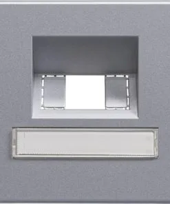 ROTH LANGE Plus Afdekplaat UAE/ISDN Zilver