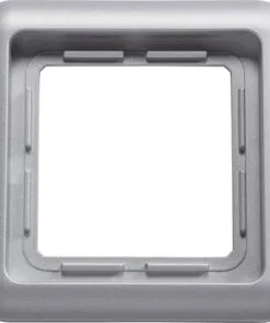 ROTH LANGE Plus Afdekraam 1-voudig Zilver