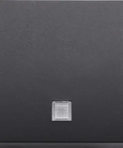 ROTH LANGE Primo Bedieningswipper Met Lens Voor Wissel, Kruis Of Impuls Schakelaar Zwartgrijs